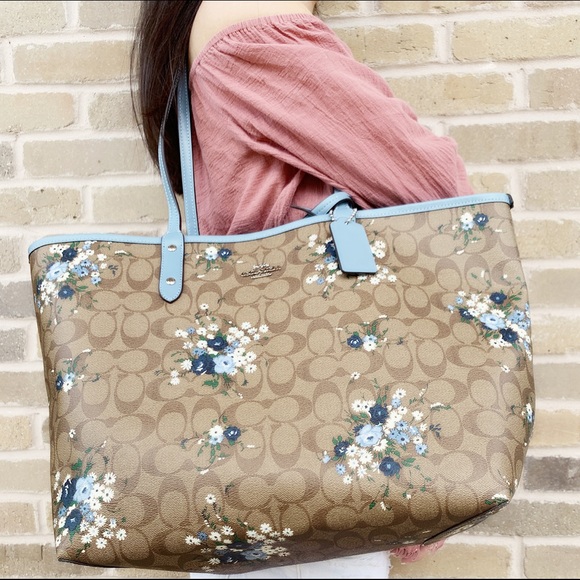 Coach 2 in 1 large floral tote - Picture 4 of 4